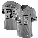 Nike Cowboys 55 Leighton Vander Esch 2019 Gray Gridiron Gray Vapor Untouchable Limited Jersey Dyin,baseball caps,new era cap wholesale,wholesale hats